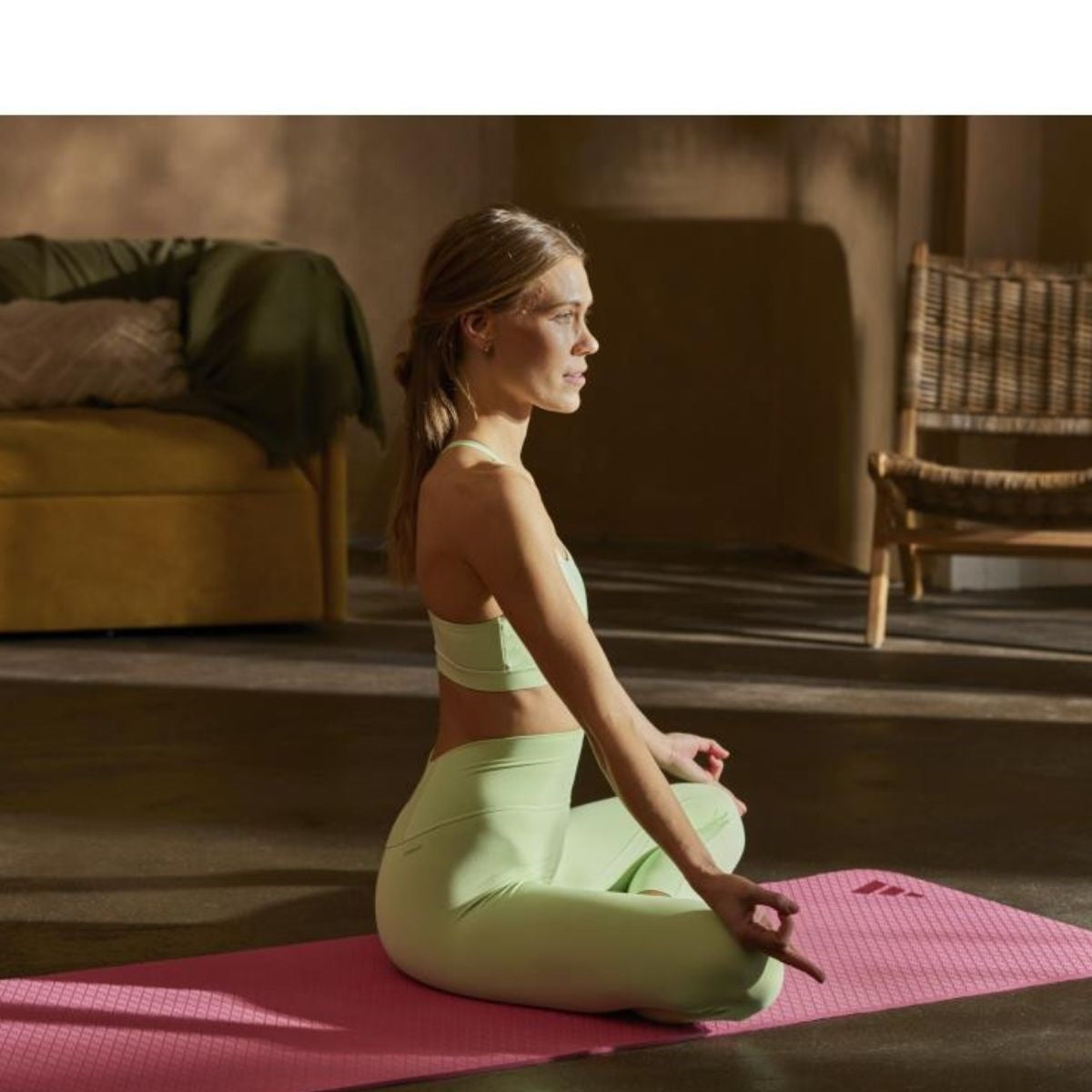 Adidas Yoga Matta 10 mm - Intensiv Rosa