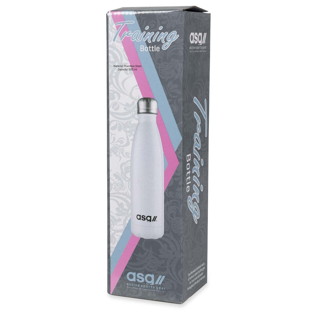 ASG Yoga Bottle/Fitness Vattenflaska - Vit