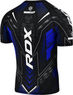 RDX Halv Sleeves Compression Shirt - Blå - RDX | Kraft & Kontroll