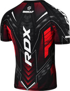 RDX Half Sleeves Compression Shirt - Röd - RDX | Kraft & Kontroll