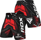 RDX MMA Fight & Tränings Shorts - Röd - RDX | Kraft & Kontroll