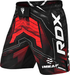 RDX MMA Fight & Tränings Shorts - Röd - RDX | Kraft & Kontroll