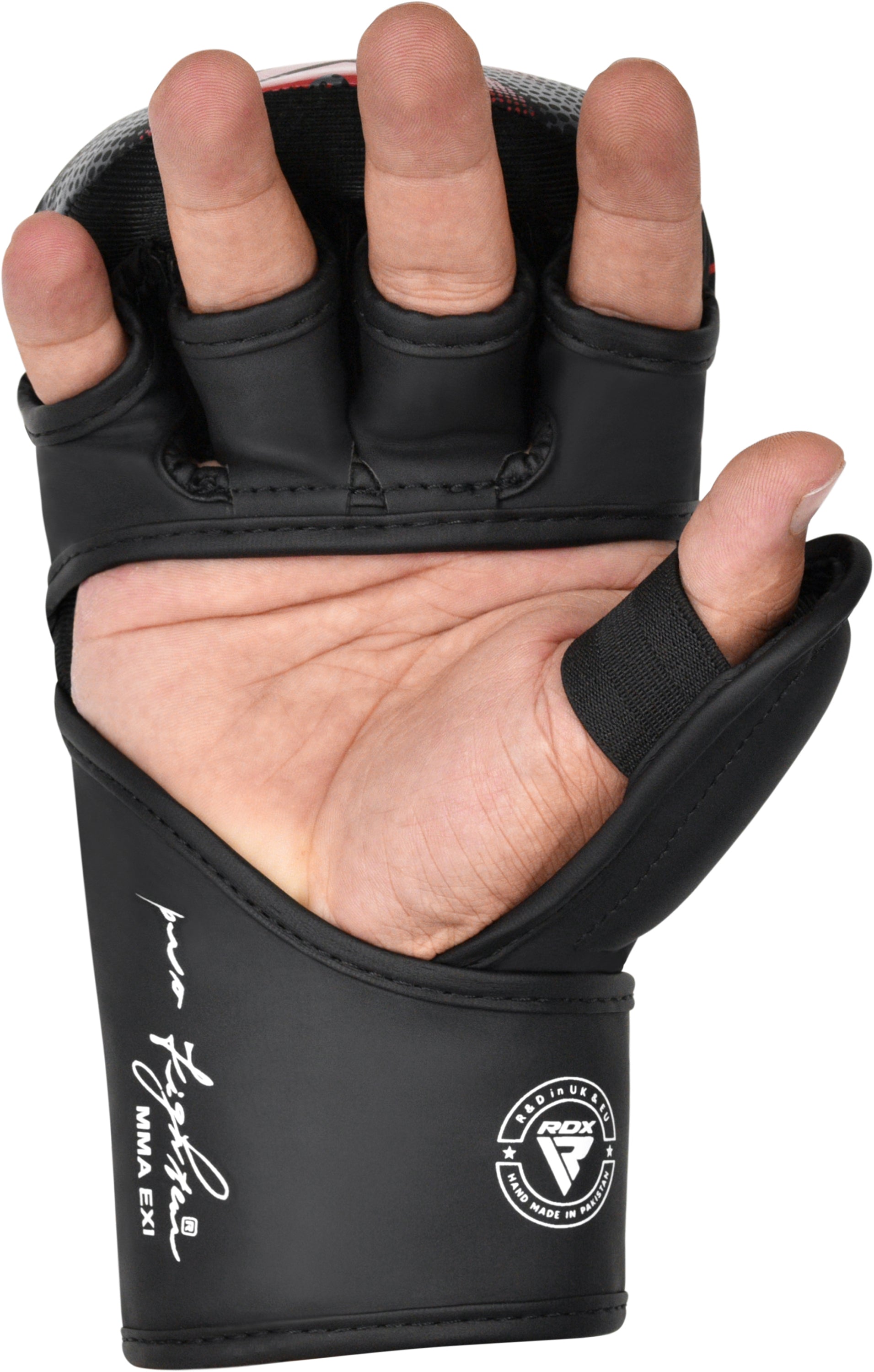 RDX IMMAF Approved Shooter Grappling Gloves Red