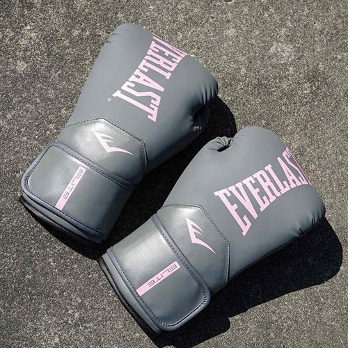 Everlast Elite 2 Boxningshandskar - Grå/Rosa