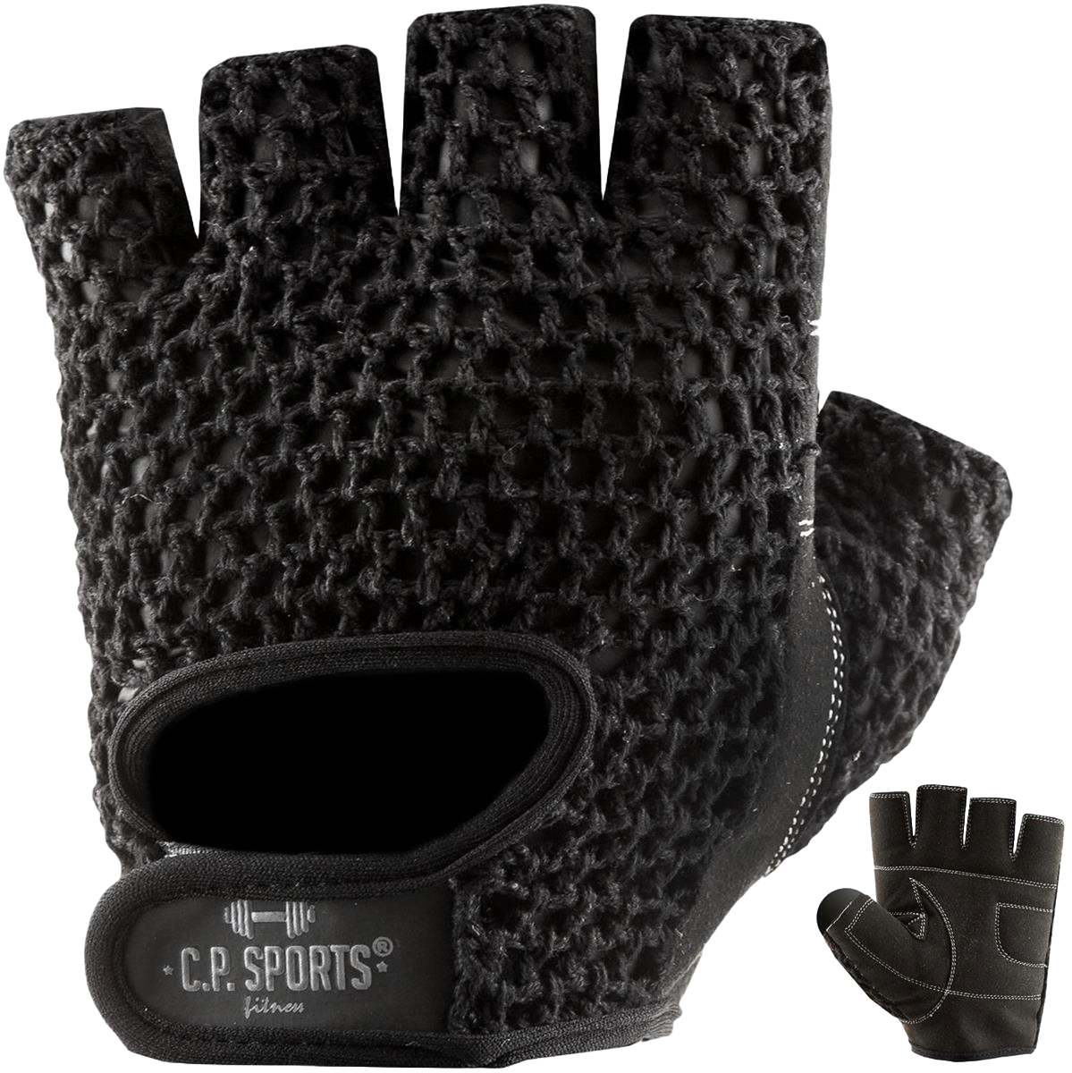 C.P. Sports Classic Mesh Glove - Svart/Svart