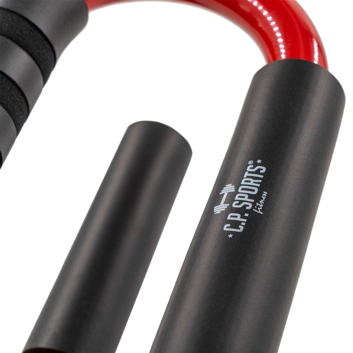 C.P. Sports Push Up Bars Premium (par) - Svart/Röd