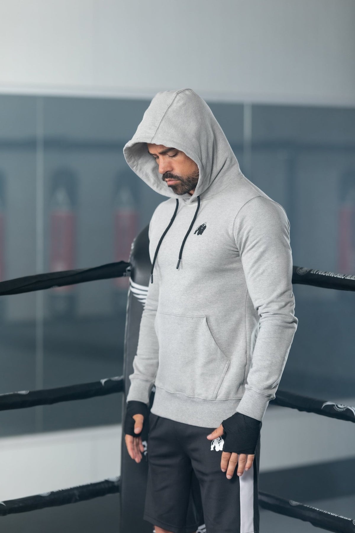 Gorilla Wear Palmer Hoodie - Grå - Gorilla Wear | Kraft & Kontroll