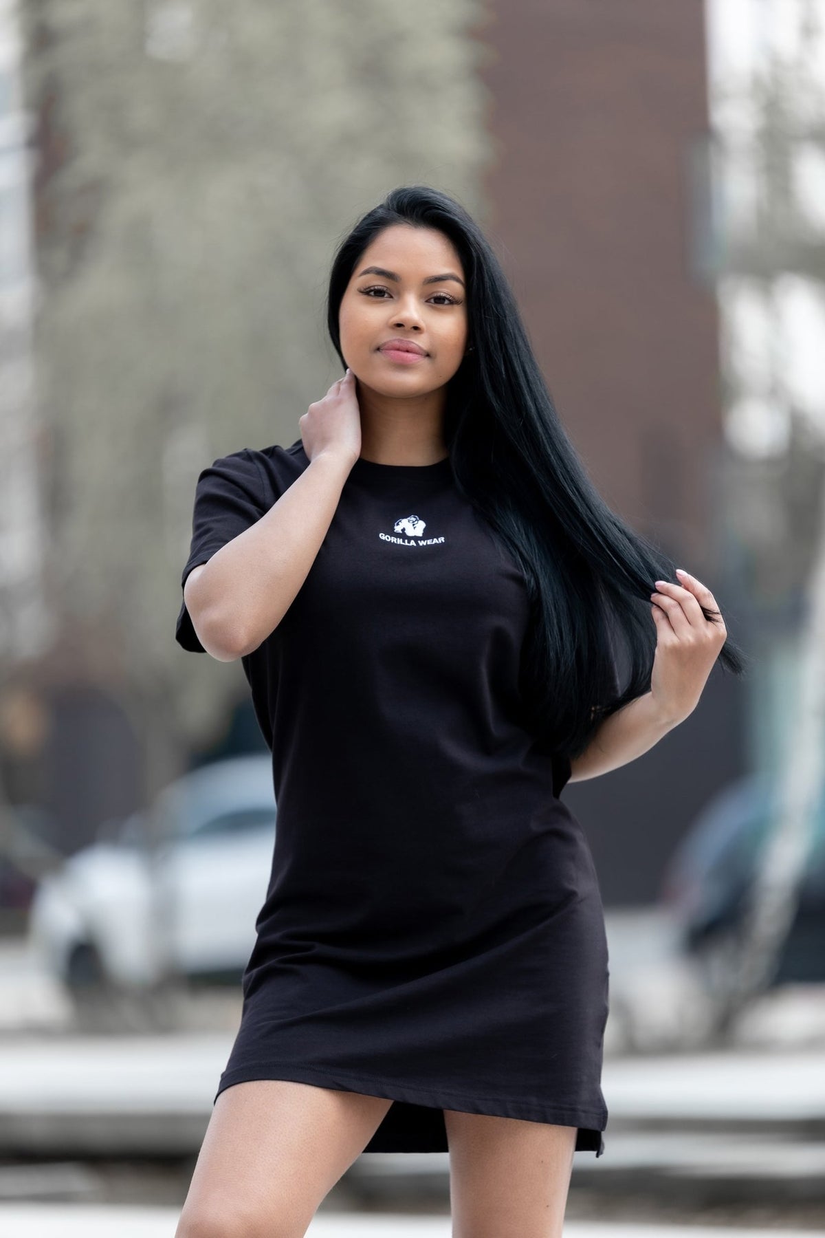Gorilla Wear Neenah T-Shirt Dress - Svart - Gorilla Wear | Kraft & Kontroll