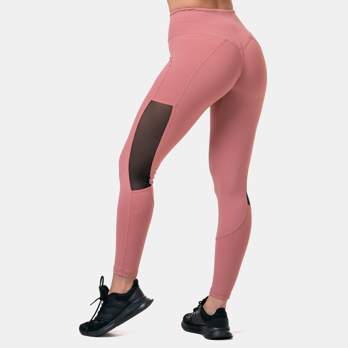 NEBBIA High Waist Mesh Tights - Old Rose - NEBBIA | Kraft & Kontroll