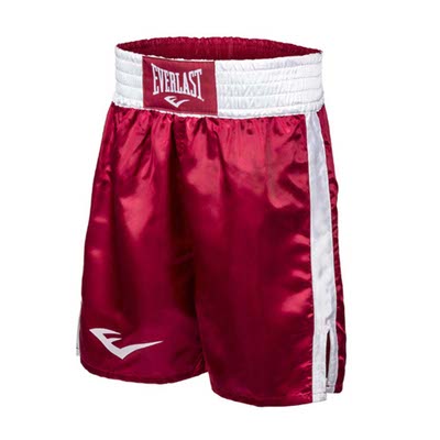 Boxing Trunks, 23 In. - RED/WHITE