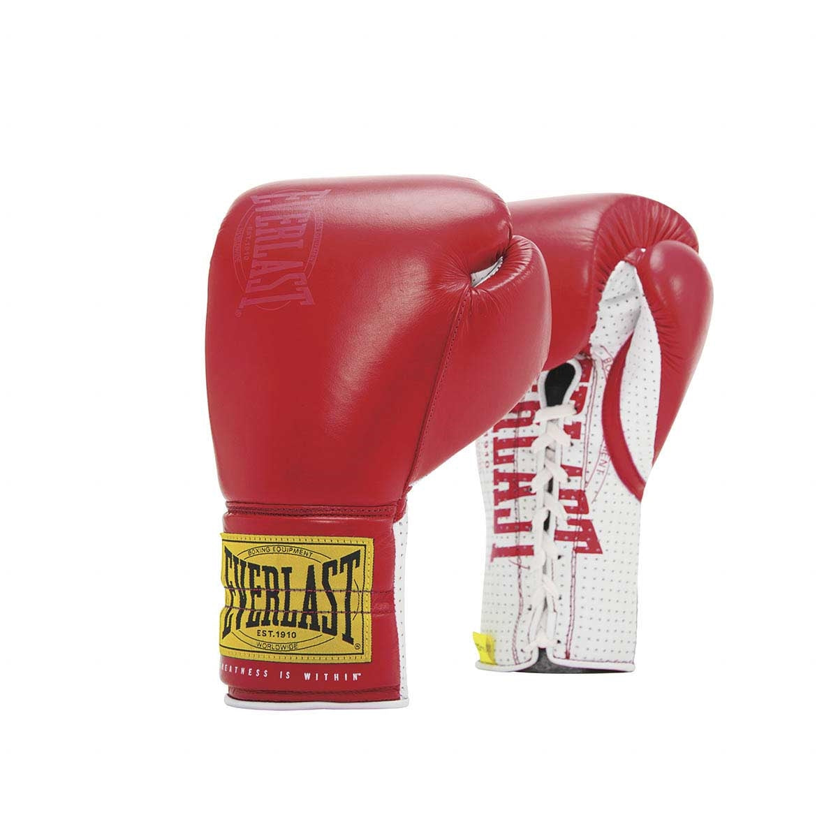 Everlast 1910 Sparring Boxningshandskar Snöre - Röd