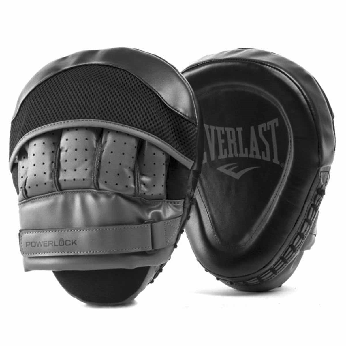 Everlast Powerlock R Focus Mitts - Svart