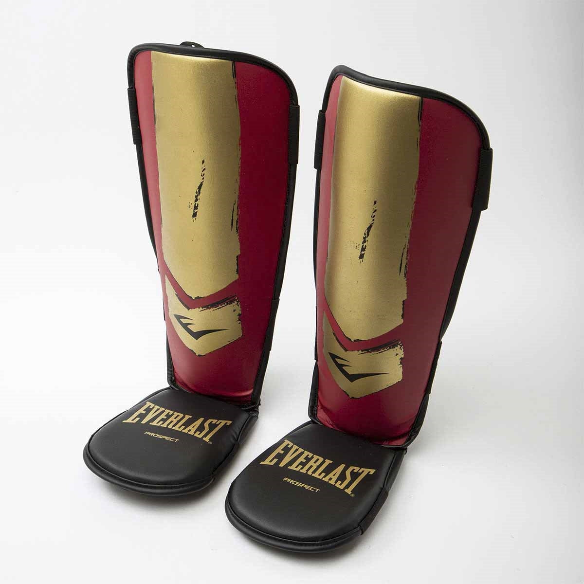 Everlast Prospect Youth Benskydd - Röd/Guld