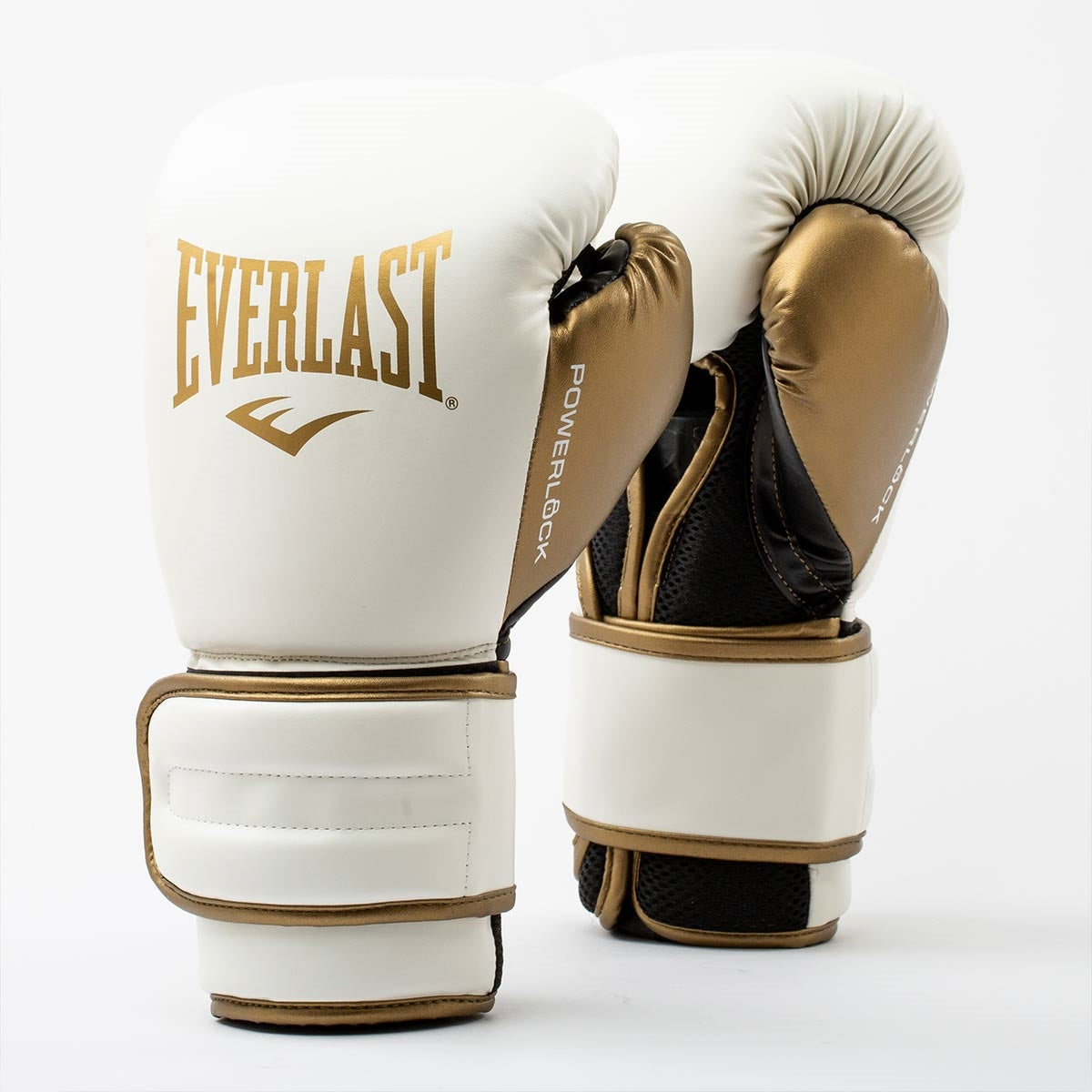 Everlast Powerlock 2R Träningshandskar - Vit/Guld