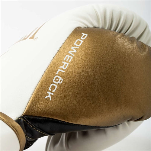 Everlast Powerlock 2R Träningshandskar - Vit/Guld