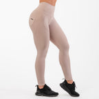 NEBBIA High Waist Bubble Butt Lifting Pants - Cream - NEBBIA | Kraft & Kontroll