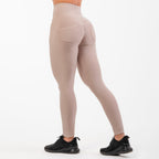 NEBBIA High Waist Bubble Butt Lifting Pants - Cream - NEBBIA | Kraft & Kontroll