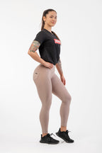 NEBBIA High Waist Bubble Butt Lifting Pants - Cream - NEBBIA | Kraft & Kontroll