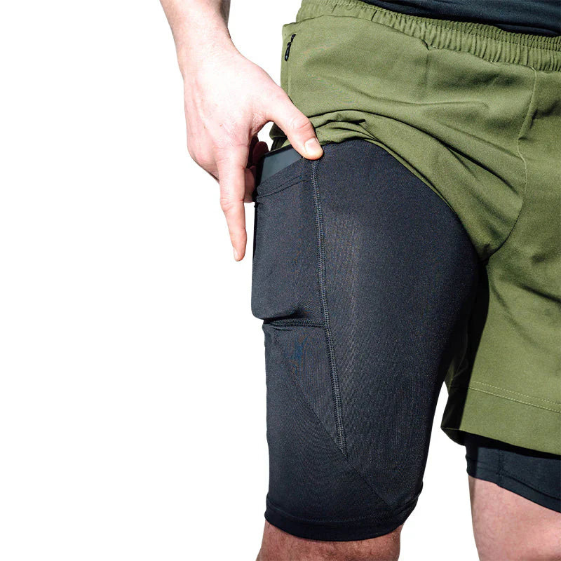 RDX T16 2-in-1 Compression MMA Shorts