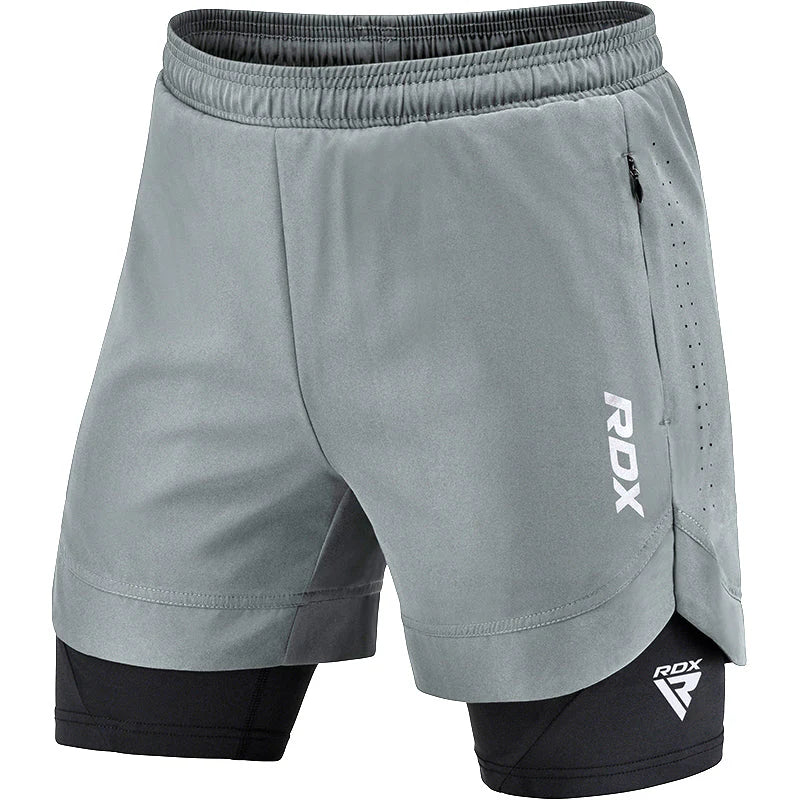 RDX T16 2-in-1 Compression MMA Shorts
