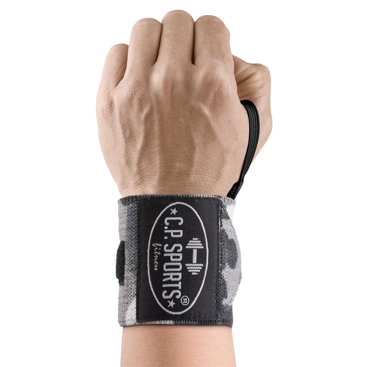 C.P. Sports Wrist Wraps 30 cm - White Camo