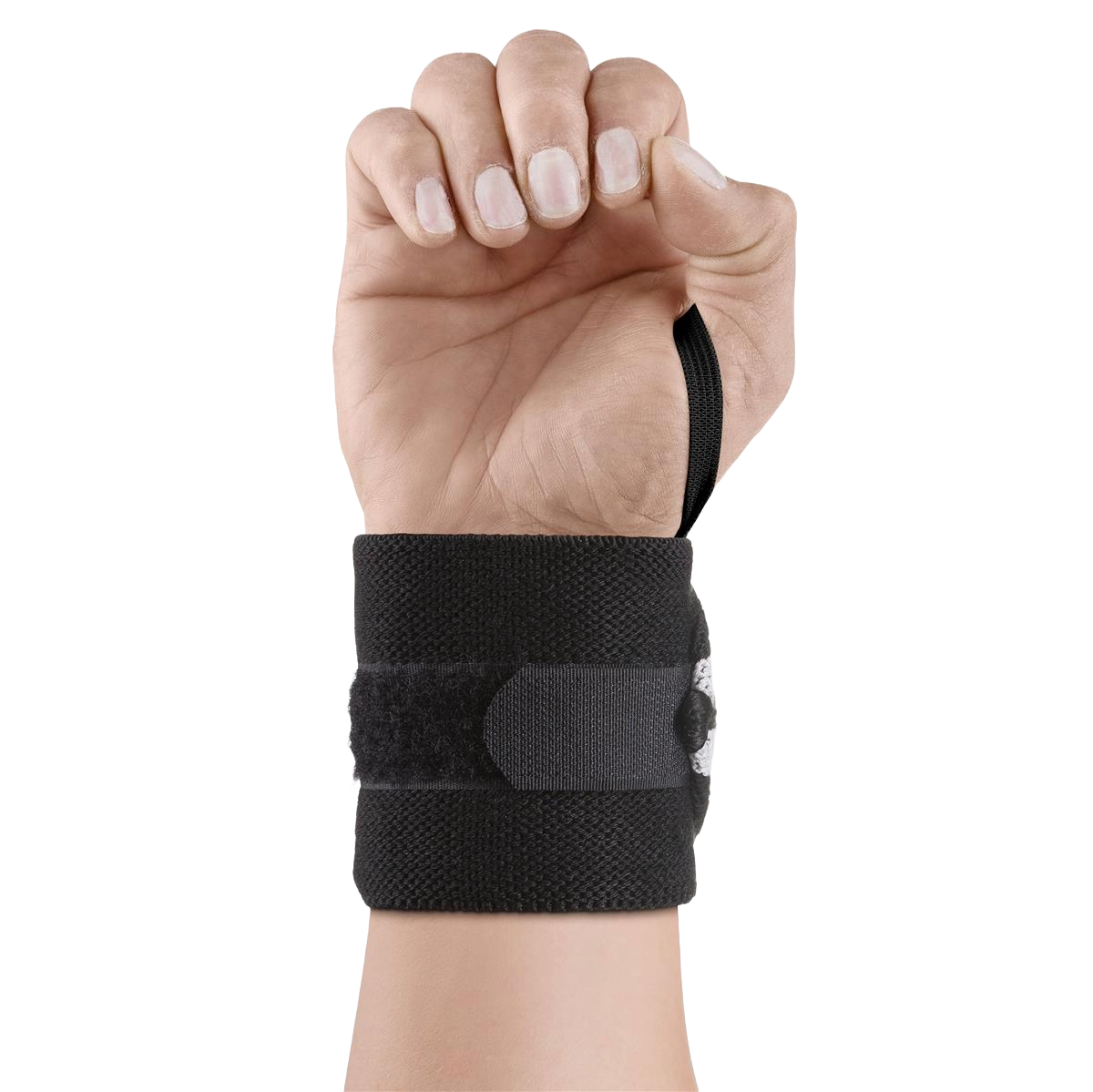 C.P. Sports Wrist Wraps 30 cm - Svart/Vit