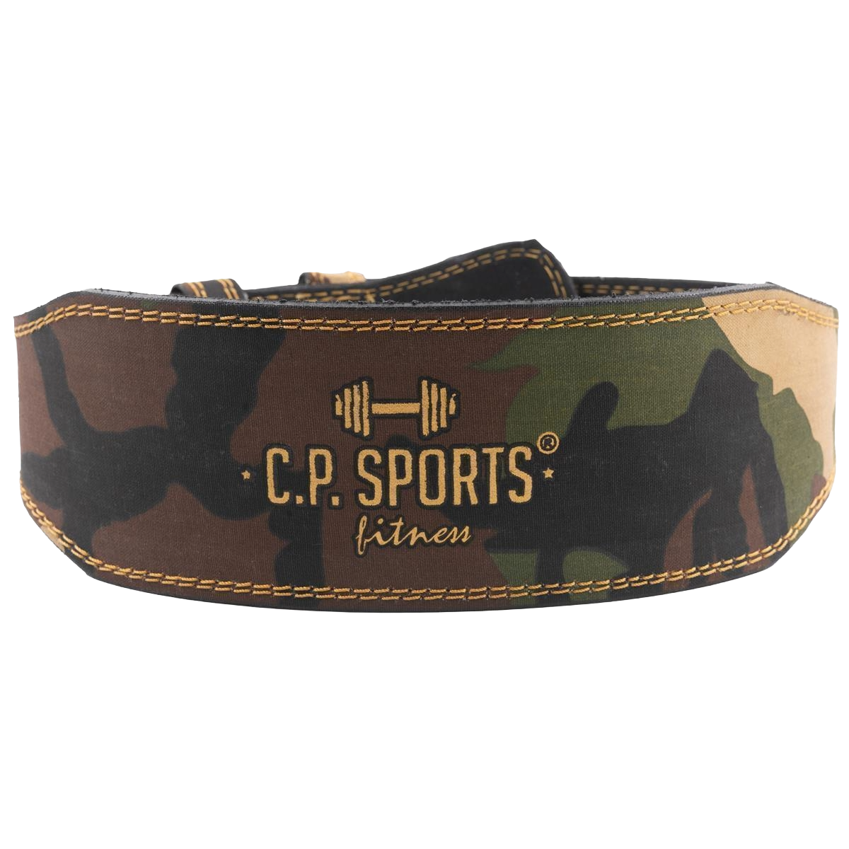 C.P. Sports Lifting belt, green camo - L