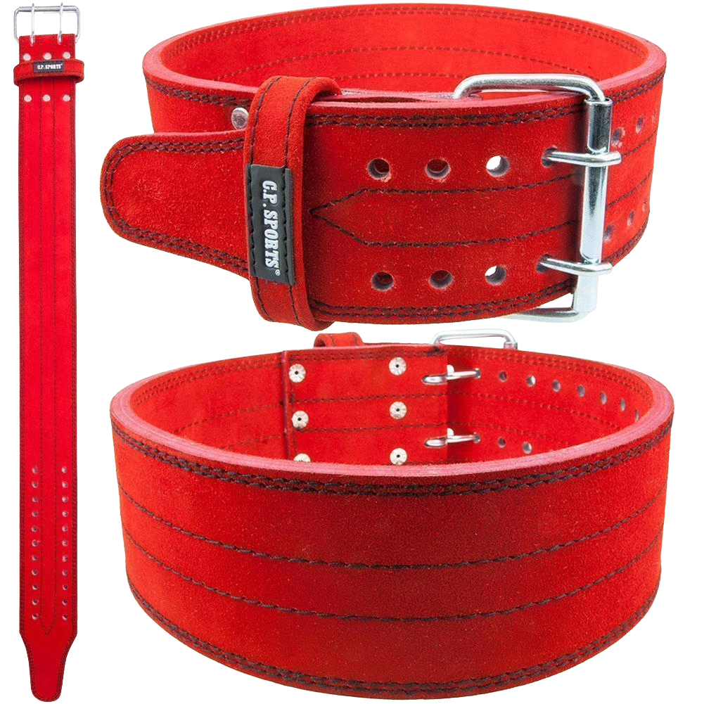 C.P. Sports Powerlifting Belt, red - S
