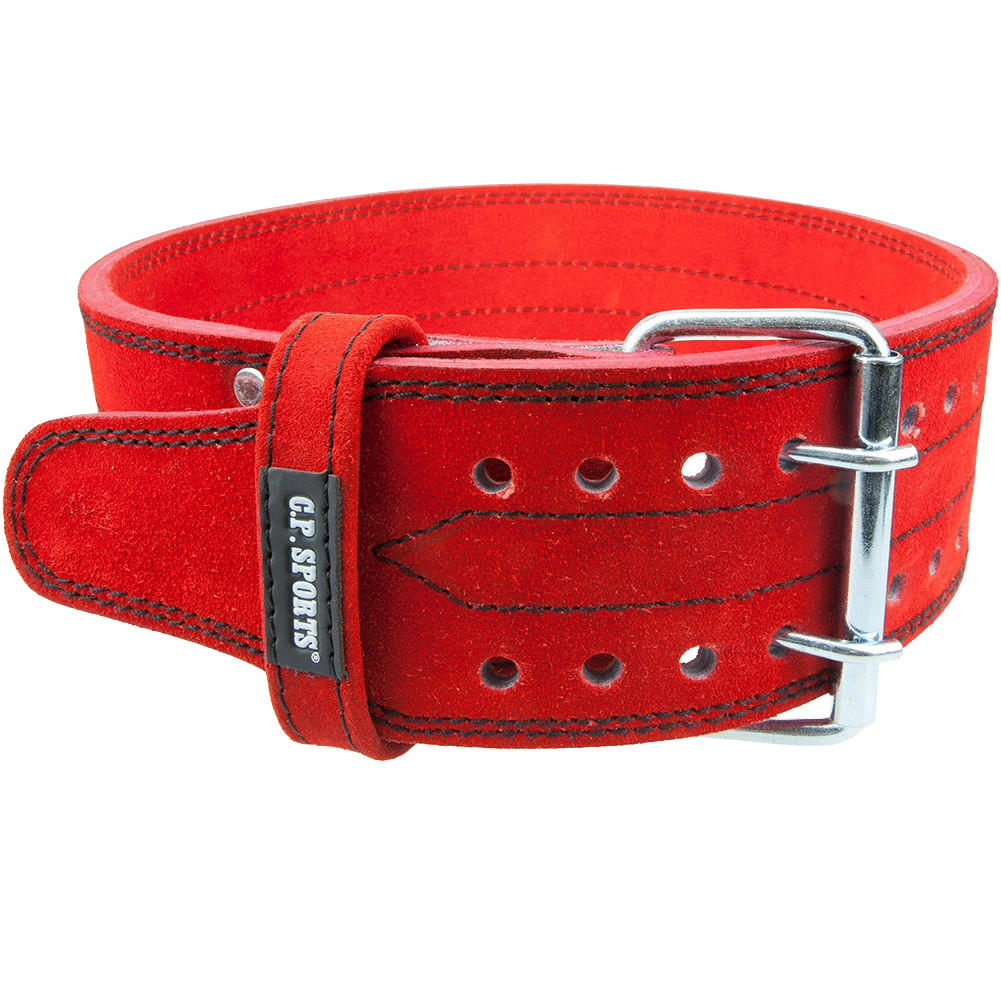 C.P. Sports Powerlifting Belt, red - S