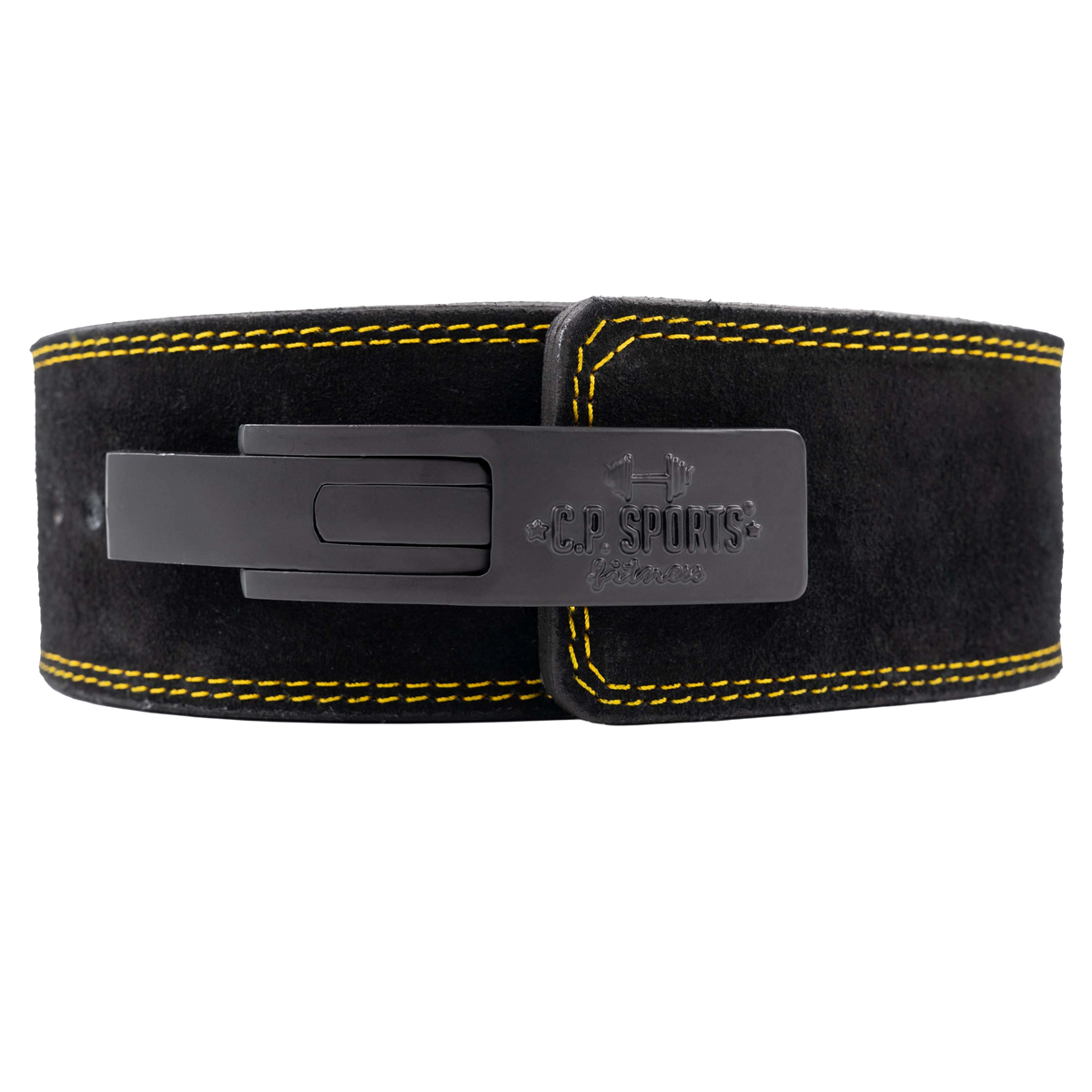 C.P. Sports Powerlifting Lever Belt - Black/No Pain