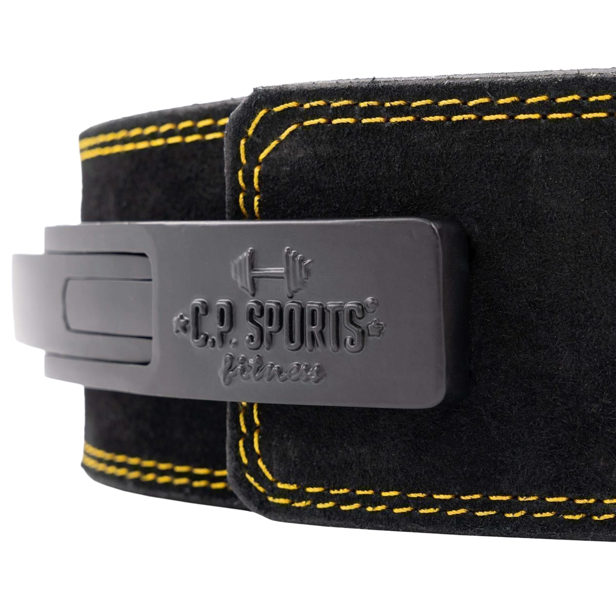 C.P. Sports Powerlifting Lever Belt - Black/No Pain