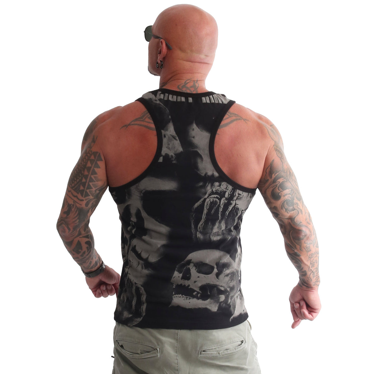 Yakuza Destroyer Allover Tanktop - Svart - Yakuza | Kraft & Kontroll