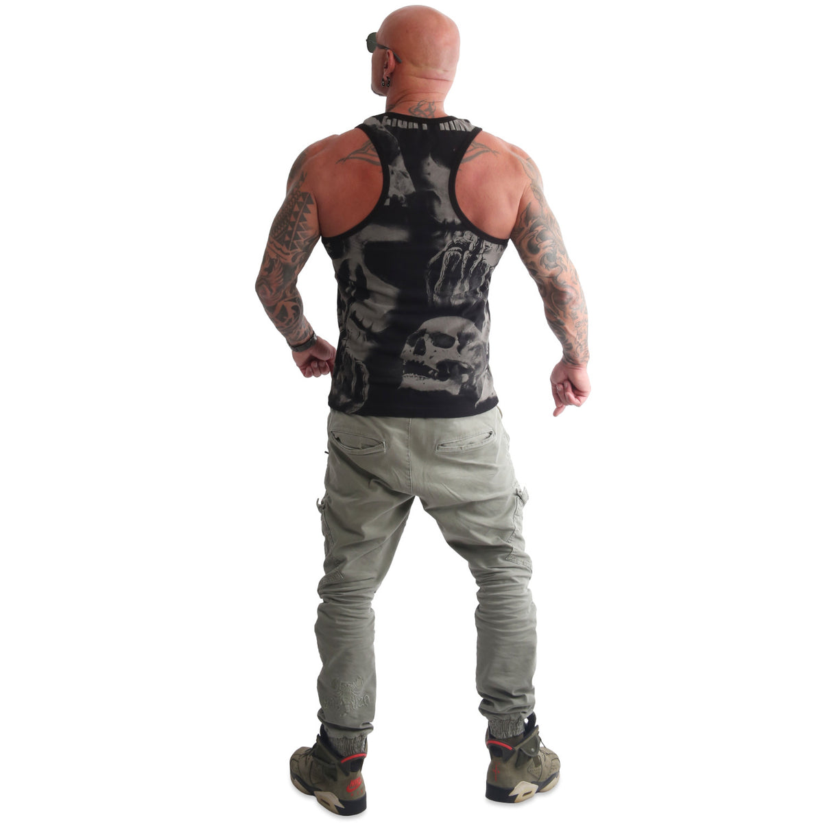 Yakuza Destroyer Allover Tanktop - Svart - Yakuza | Kraft & Kontroll