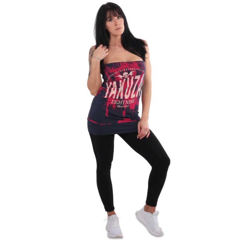 Yakuza Grunge Line Allover Bandeau Shirt - Parisian Night - Yakuza | Kraft & Kontroll