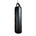Svart och guldfärgad Everlast Elite Nevatear boxningssäck 45 kg för tunga slagserier