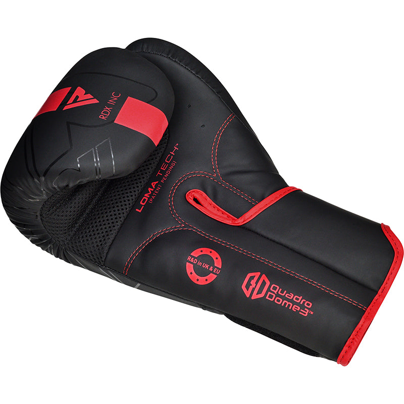 RDX F6 Kara Boxing Training Gloves Black RED