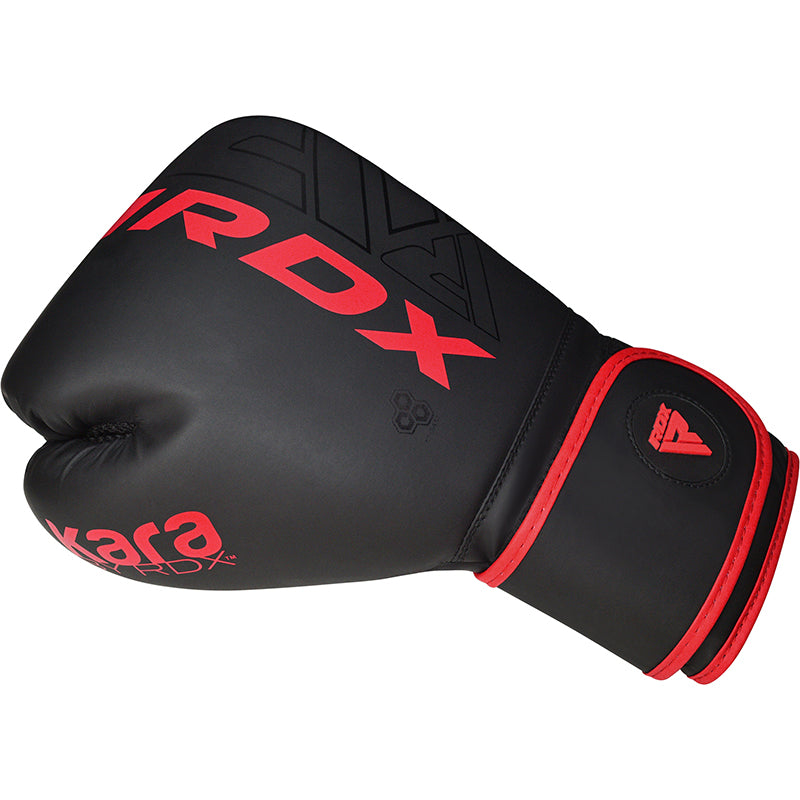 RDX F6 Kara Boxing Training Gloves Black RED