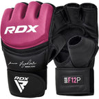 RDX GGR F-12 Plus MMA Grappling Handskar - Rosa - RDX | Kraft & Kontroll