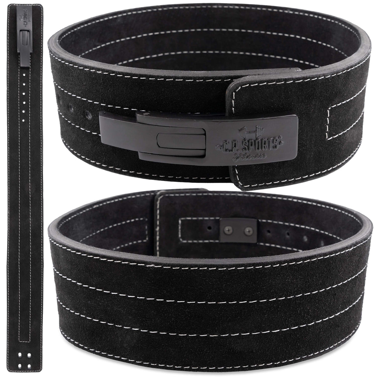 C.P. Sports Powerlifting Lever Belt - Svart