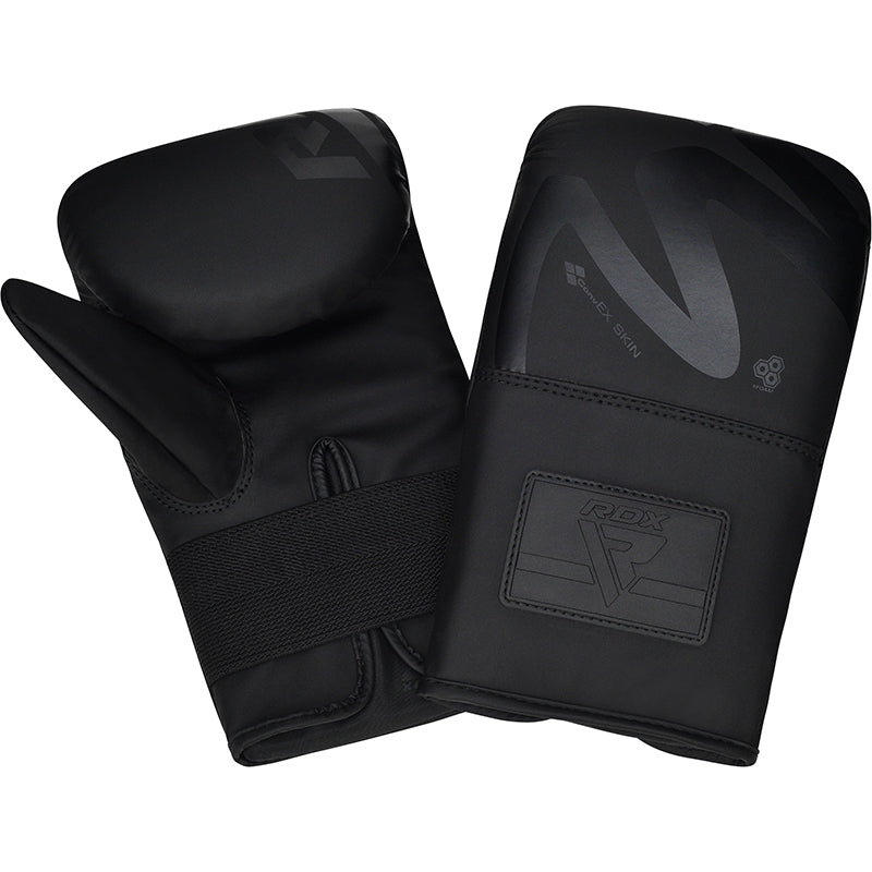 RDX F15 Noir Bag Gloves 4oz Black