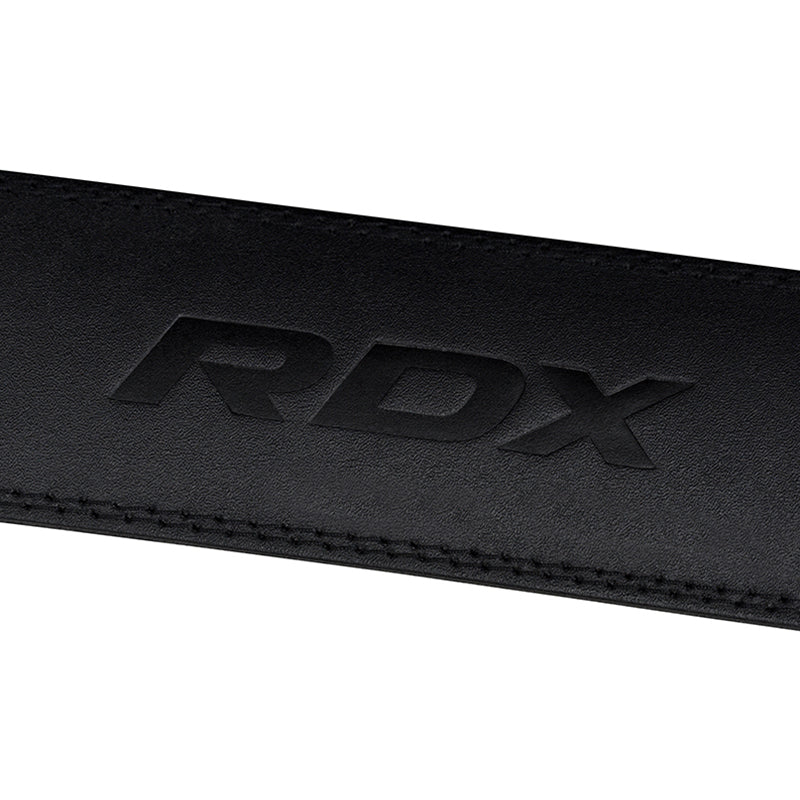 RDX 4 Inch Leather Weightlifting Gym Belt