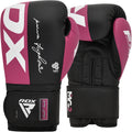RDX F4 Boxing Sparring Gloves Hook & Loop PINK/BLACK