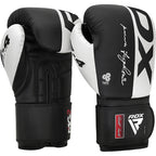 RDX F4 Hook & Loop Boxningshandskar Sparring - Vit - RDX | Kraft & Kontroll