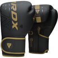 RDX F6 Kara Boxing Training Gloves Black GOLDEN
