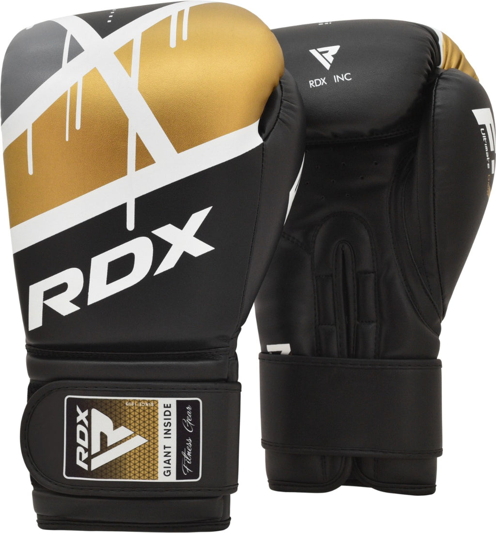 RDX F7 Ego Boxing Gloves BLACK GOLDEN