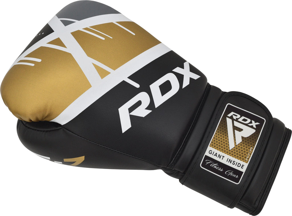 RDX F7 Ego Boxing Gloves BLACK GOLDEN