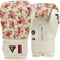RDX FL6 Floral Boxing Gloves WHITE