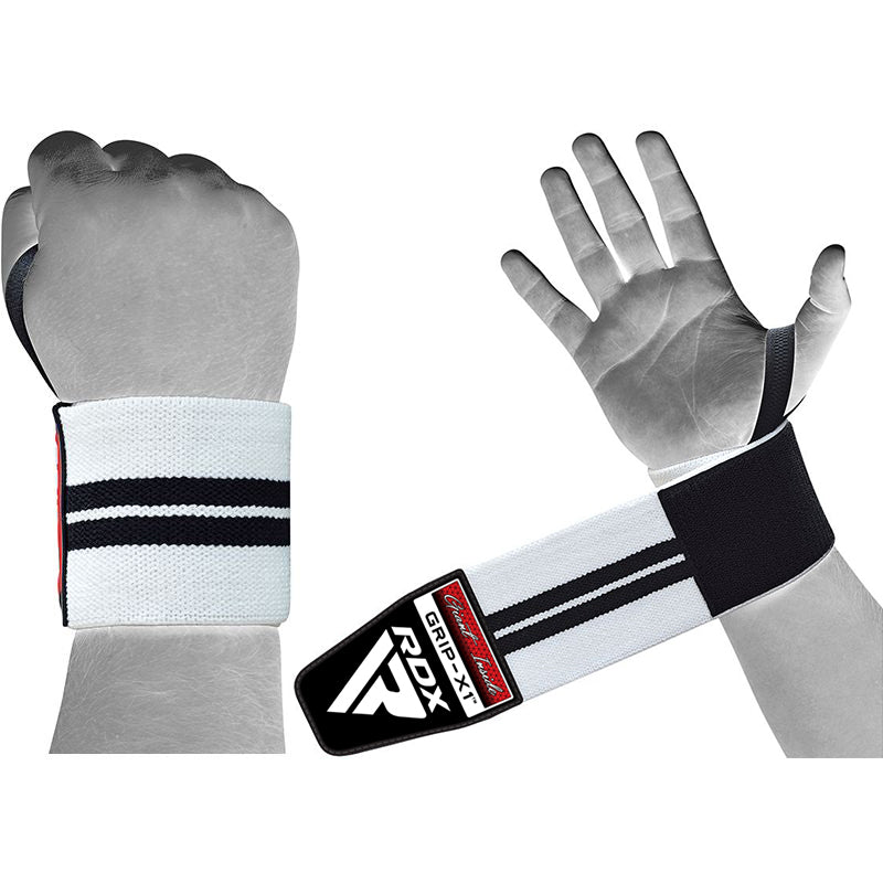 RDX W3W WEIGHT LIFTING WRIST SUPPORT WRAPS WITH THUMB LOOPS OEKO-TEXÂ Standard 100 certified
