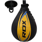 RDX 2Y Speed Bag Boxning - Svart/Gul - RDX | Kraft & Kontroll