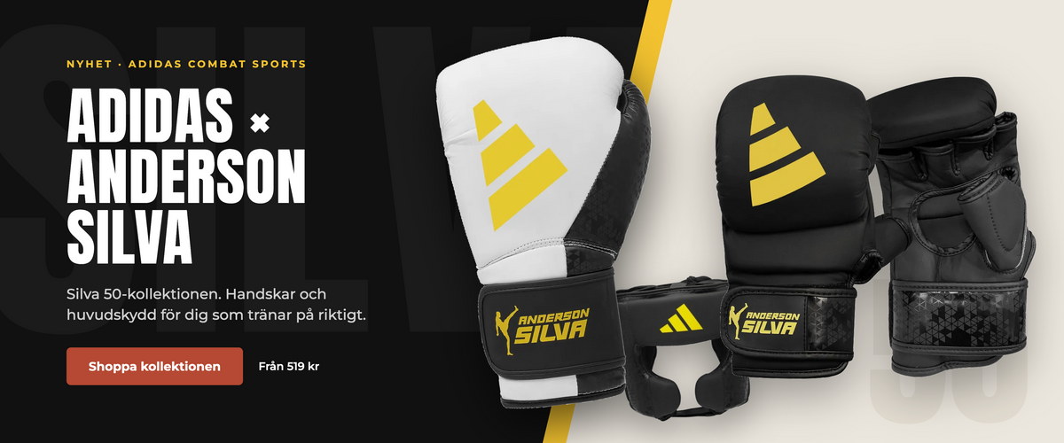 Adidas × Anderson Silva – Silva 50-kollektionen. Shoppa kollektionen.